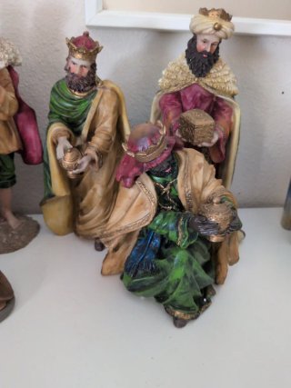Belén figuras resina