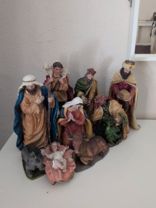 Belén figuras resina