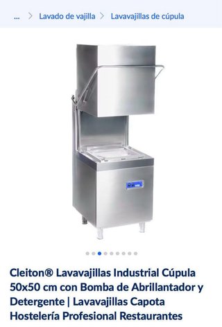 Lavavajillas Industrial Cleiton Cúpula 50x50