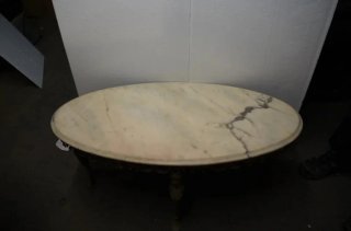 Tavoli da salotto in marmo e bronzo