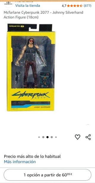 Figura McFarlane Johnny Silverhand Cyberpunk 2077