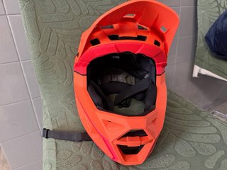 Casco Bicicleta Montaña Seeker Naranja