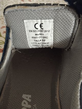 Zapatos de seguridad mujer 20 veinte