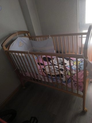 Cómoda de bebé con cambiador y regalo colchón