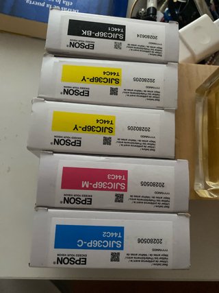 Tintas Epson SJIC36P (Negro, Amarillo, Magenta, Cy