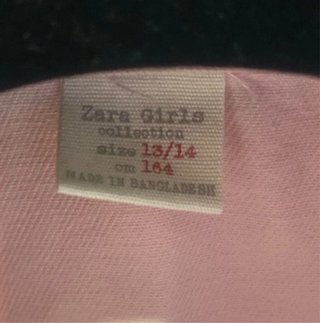 Cazadora vaquera rosa Zara