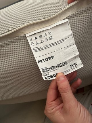 ¡VENTA URGENTE!Sofá IKEA EKTORP 2 plazas gris/beig