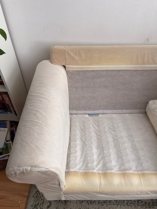 ¡VENTA URGENTE!Sofá IKEA EKTORP 2 plazas gris/beig