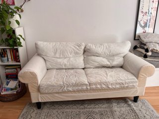 ¡VENTA URGENTE!Sofá IKEA EKTORP 2 plazas gris/beig