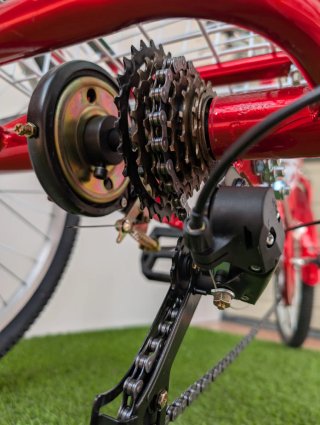 Triciclo plegable de 24 pulgadas para adultos