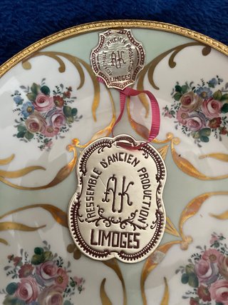 Piatto Limoges antico diametro 20 cm