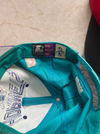 Gorra Charlotte Hornets Morada y Turquesa