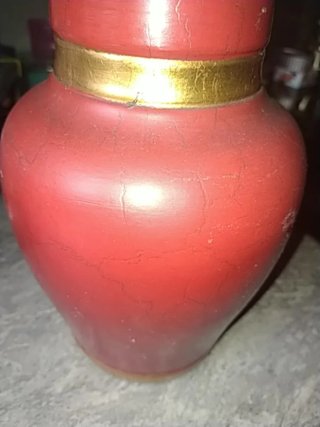 Botella artesanal Vino cerámica y madera