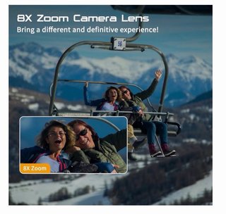 Cámara Deportiva Apexcam M90 4K WiFi 64MP + 128GB