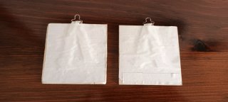 2 Piastrelle Decorative Vintage