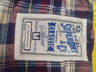 Camisa Superdry cuadros Talla M