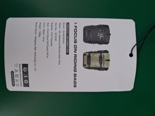 Mochila Moto 30L Rhinowalk Negra/Gris