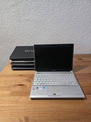 Lote 5 Portátiles 12-13 (Sony, Toshiba, Fujitsu)