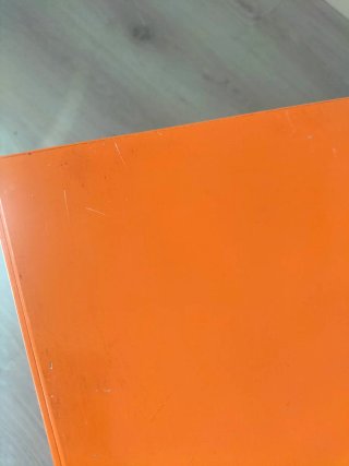 Cubo Estantería Ikea Naranja