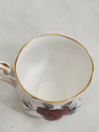 Par de Tazas Porcelana Inglesa Vintage Bone china
