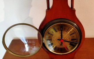 Stazione meteo vintage in legno