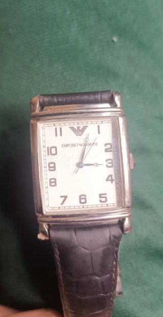 Reloj Emporio Armani Rectangular Plata