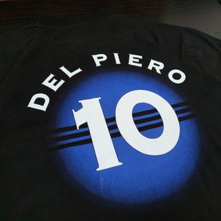 Adidas France 98 vintage calcio t-shirt Del Piero