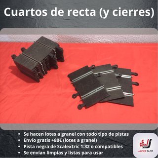 Cuarto de recta Scalextric 1:32