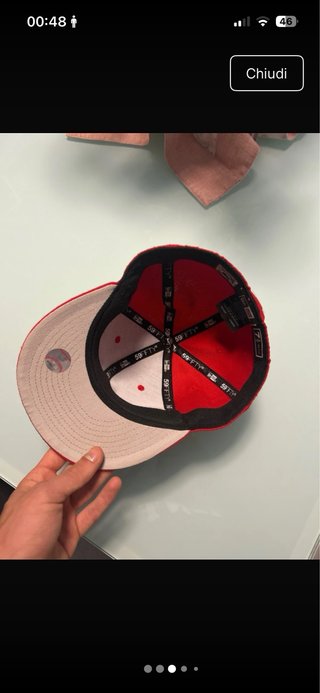 Cappello New Era NY Rosso