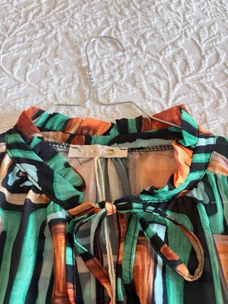 Blusa estampada manga larga