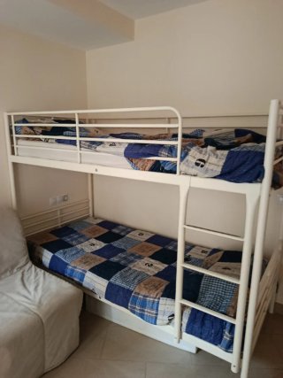 Letto a castello con materassi