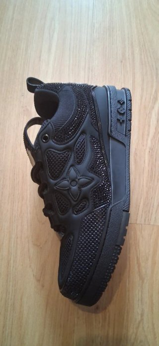 Zapatillas Louis Vuitton Negras, LV Skate brillant