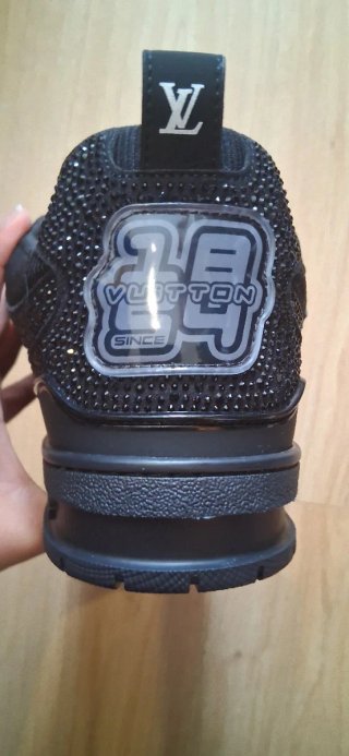 Zapatillas Louis Vuitton Negras, LV Skate brillant