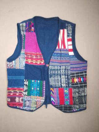 Gilet Patchwork Artigianale Vintage Panciotto
