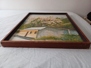 Óleo L. Lengyel — Con Sello Taller y Dedicatoria