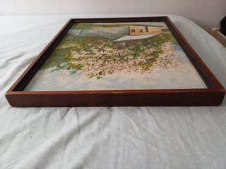 Óleo L. Lengyel — Con Sello Taller y Dedicatoria