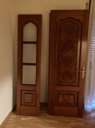 LOTE 11 PUERTAS madera maciza sapeli