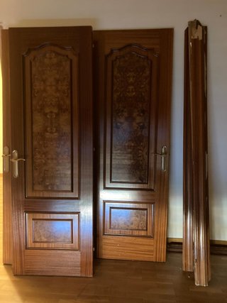 LOTE 11 PUERTAS madera maciza sapeli