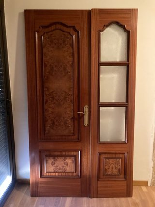 LOTE 11 PUERTAS madera maciza sapeli