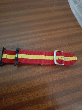 Correa Apple Watch Roja y Amarilla