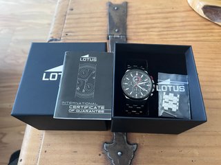 Reloj Lotus Chronograph Hombre Acero