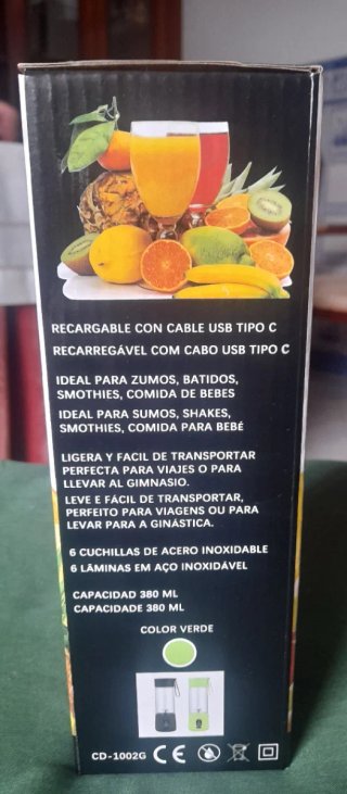 Batidora Portátil Recargable USB