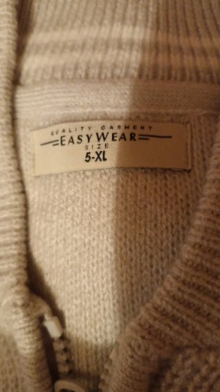 Jersey EASY WEAR beige talla 5XL