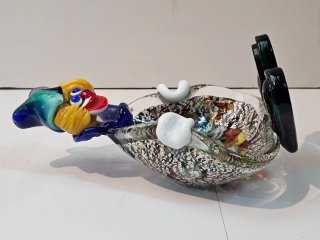 Escultura Payaso Cristal Murano Cenicero