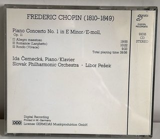 CD Chopin - Piano Concerto No. 1