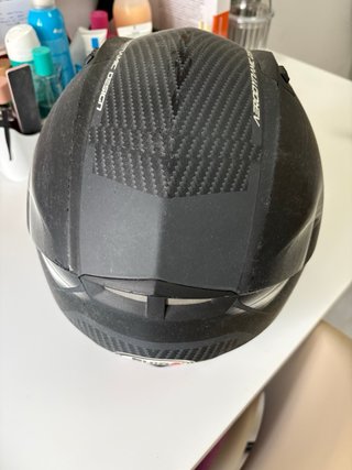 Casco Moto Integral SHIRO sin visera Negro Carbono