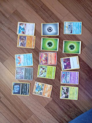 Carte Pokemon miste