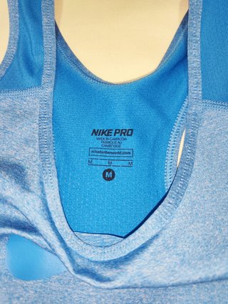 Camiseta Tirantes Nike Pro Dri-Fit Azul – Talla M