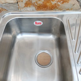 Lavatrice Teka 2 vasche con sgocciolatore ad angolo