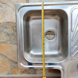 Lavatrice Teka 2 vasche con sgocciolatore ad angolo